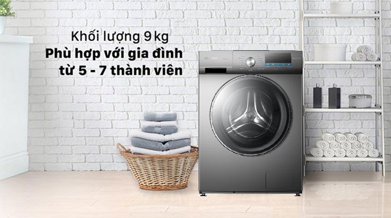 máy giặt sharp inverter 9kg es-fm90cb-dg