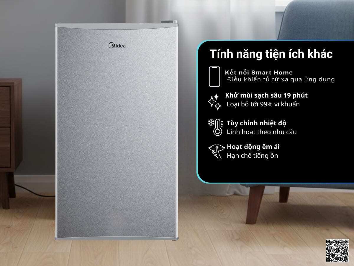 tủ lạnh midea mdrd142fga50vn 93 lít