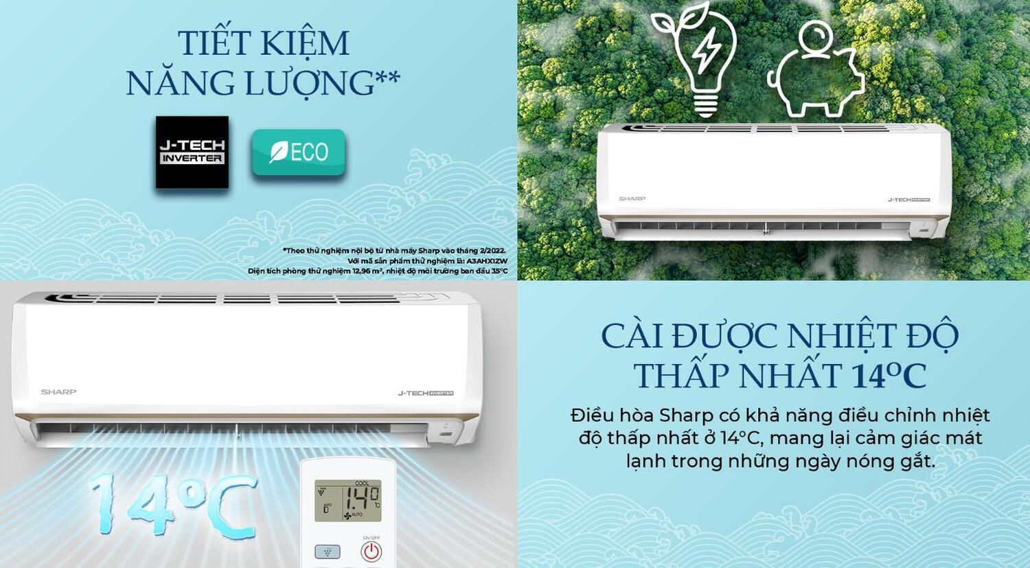 máy lạnh sharp inverter 2 hp ah-x18cew