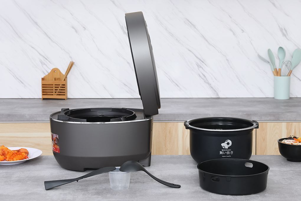 nồi cơm điện áp suất cao tần sharp ks-xw181v-s 1.8 lít