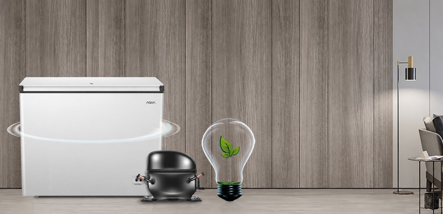 tủ đông aqua inverter 252 lít aqf-c3501en