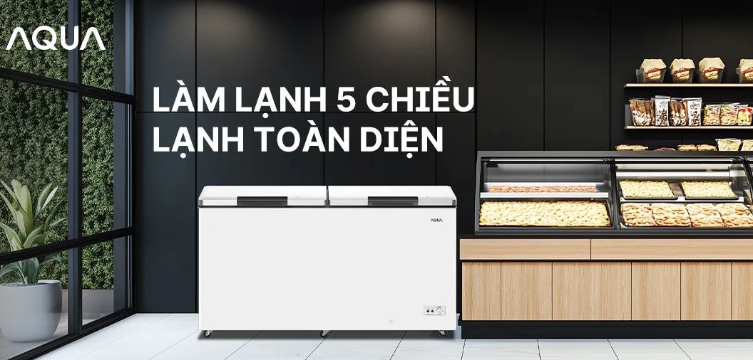 tủ đông aqua inverter 512 lít aqf-c6901en