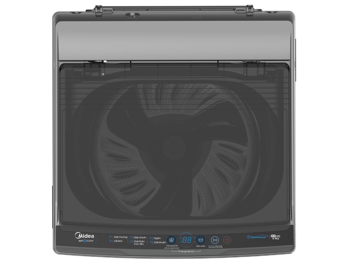 máy giặt cửa trên midea ma100w85 - 8.5kg