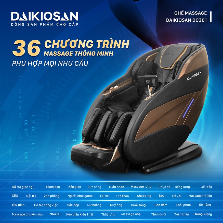 ghế massage daikiosan dc301