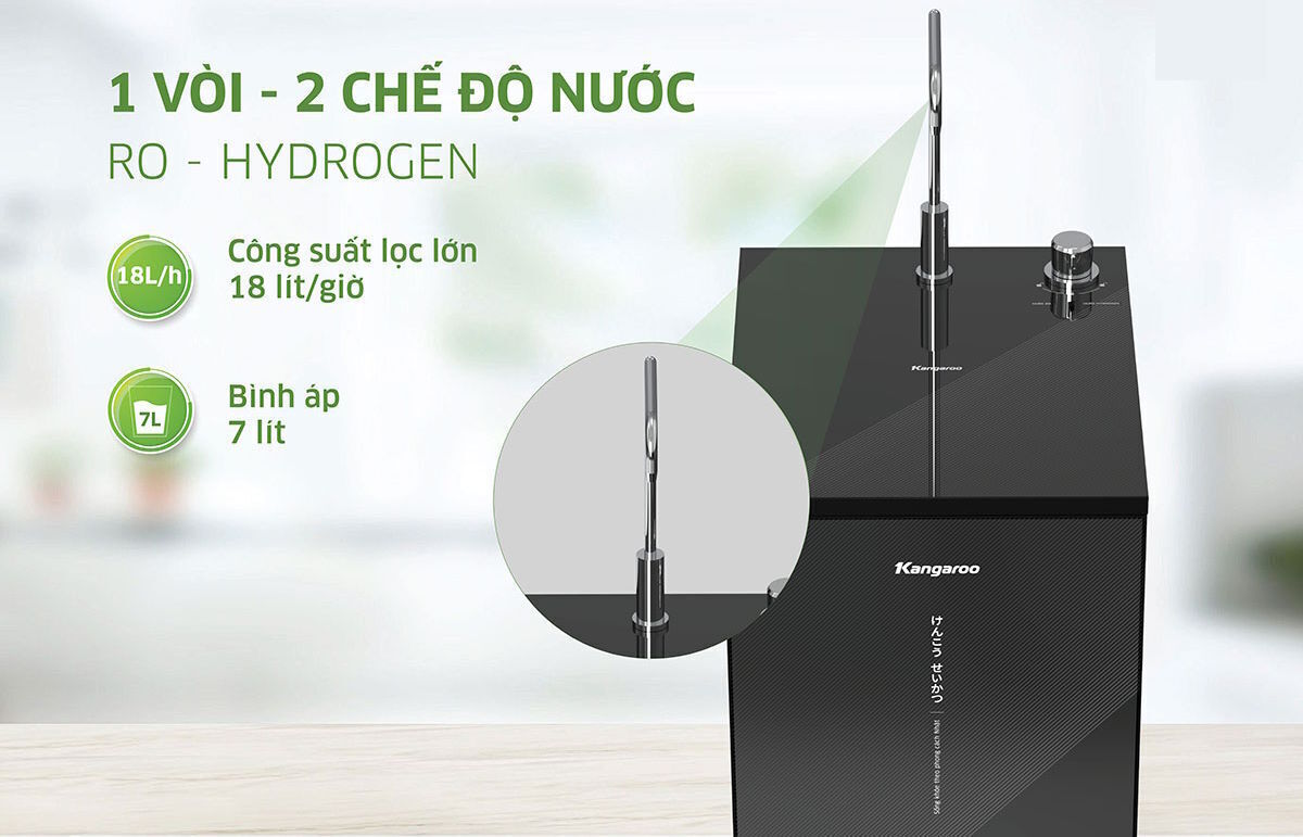 máy lọc nước kangaroo hydrogen kg10s15h1