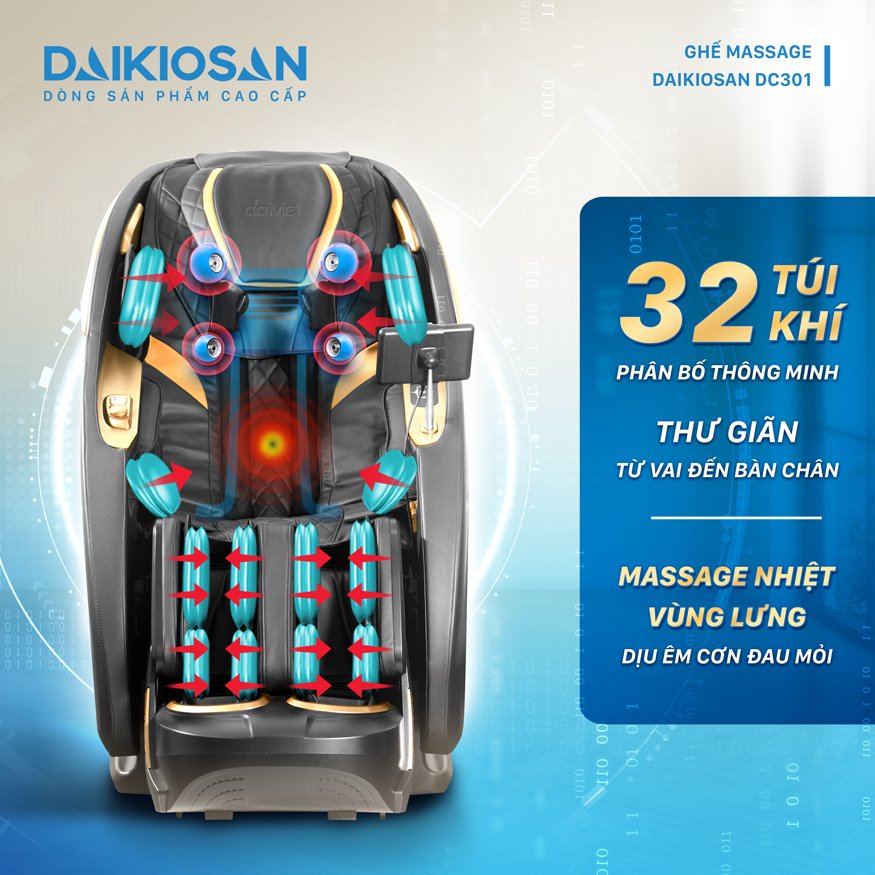 ghế massage daikiosan dc301