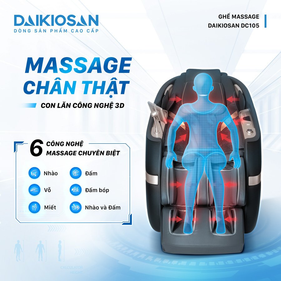 ghế massage daikiosan dc105