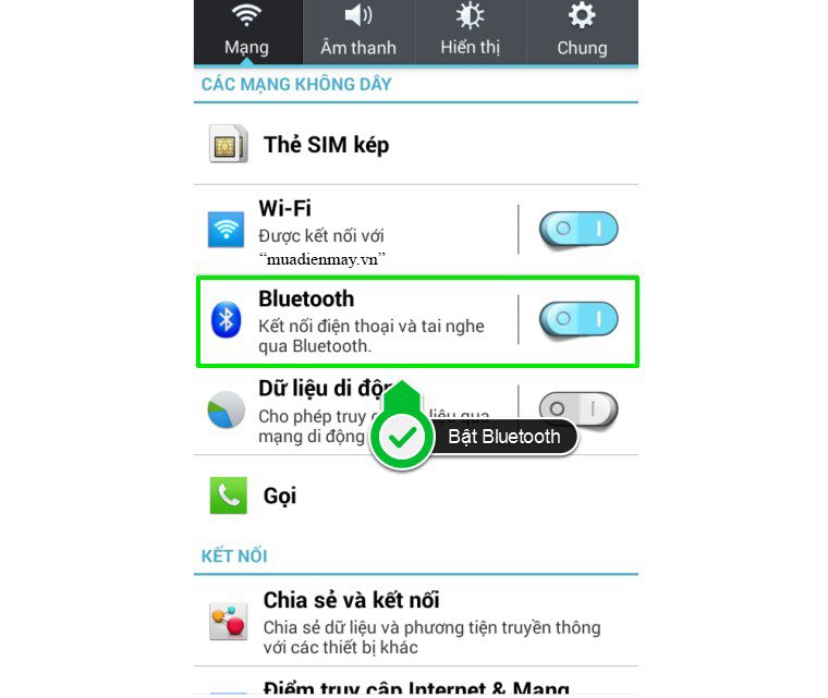 cách kết nối điện thoại, máy tính bảng với loa thanh samsung qua bluetooth