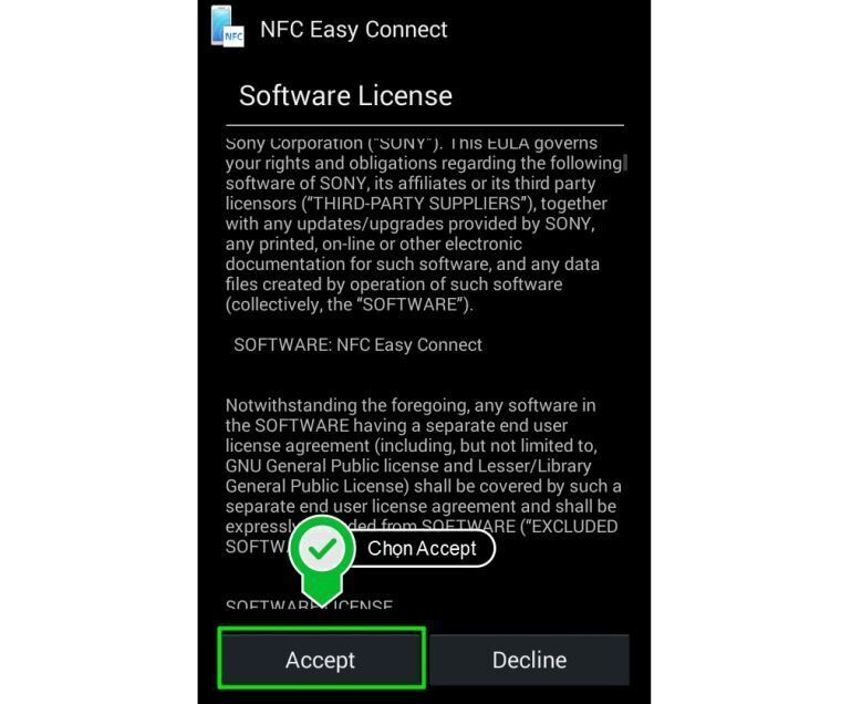 cách kết nối điện thoại, máy tính bảng với loa thanh sony bằng nfc