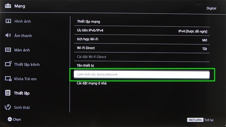 cách cập nhật phần mềm cho internet tivi sony 2016 bằng usb