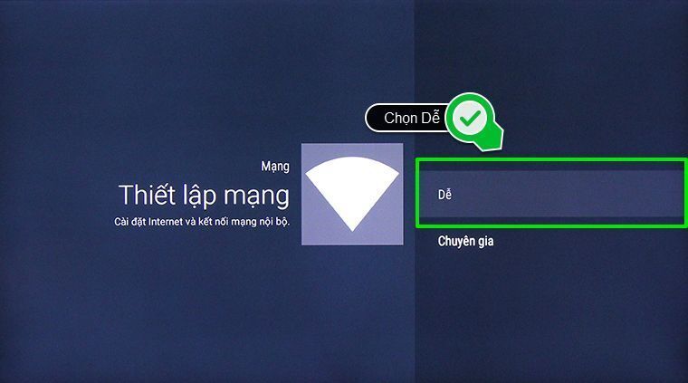 cách kết nối mạng trên android tivi sony 2015