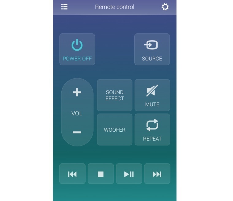 cách điều khiển loa thanh samsung bằng điện thoại, máy tính bảng
