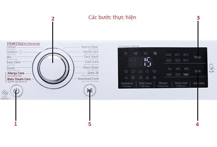 hướng dẫn sử dụng máy giặt lg fc1408s4w2