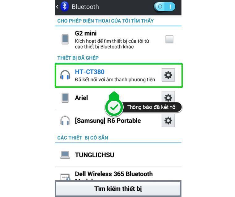 cách kết nối điện thoại, máy tính bảng với loa thanh sony qua bluetooth