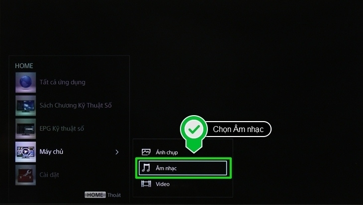 cách xem ảnh, nghe nhạc, xem phim trong usb trên internet tivi sony 2016