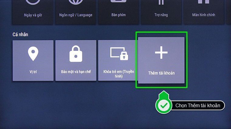 cách đăng nhập tài khoản google trên android tivi sony 2015