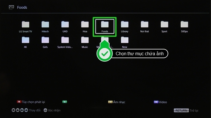 cách xem ảnh, nghe nhạc, xem phim trong usb trên internet tivi sony 2016