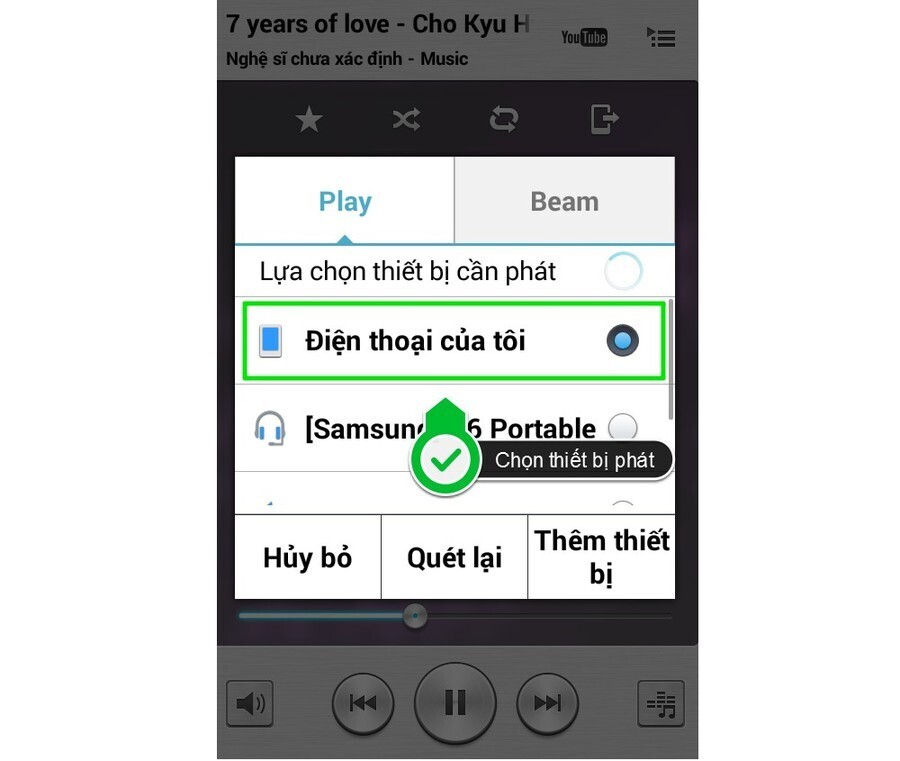 cách kết nối điện thoại, máy tính bảng với loa thanh samsung qua bluetooth