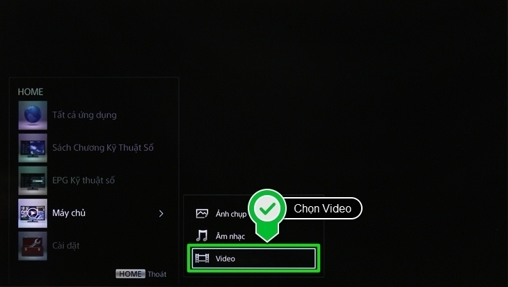 cách xem ảnh, nghe nhạc, xem phim trong usb trên internet tivi sony 2016