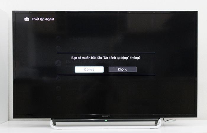 cách dò kênh kỹ thuật số trên tivi sony