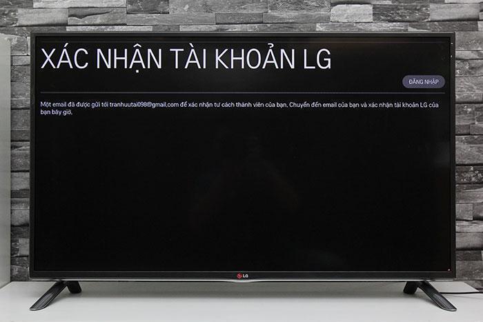 cách tạo tài khoản tivi lg