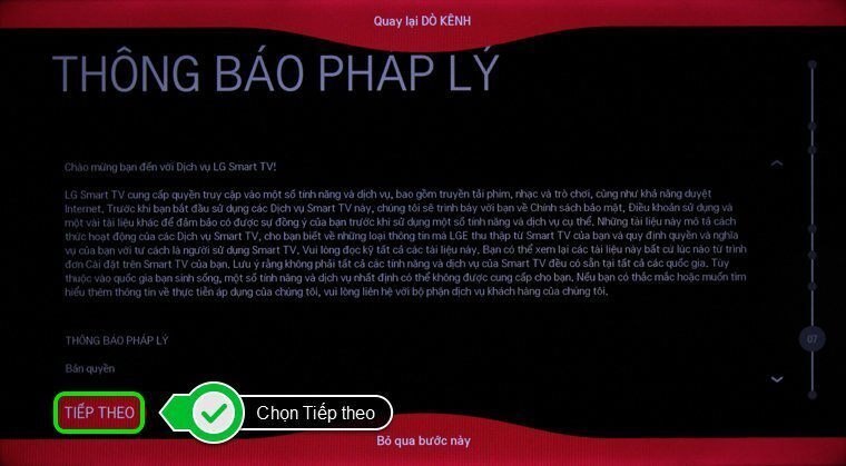 các bước thiết lập lại từ đầu smart tivi lg chạy hệ điều hành webos