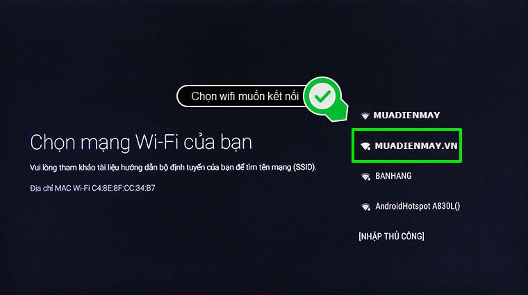 cách kết nối mạng trên android tivi sony 2015