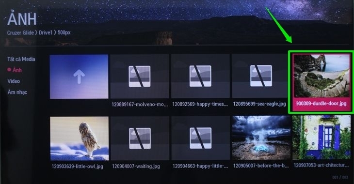 cách xem hình, nghe nhạc, xem phim trên internet tivi lg 2016