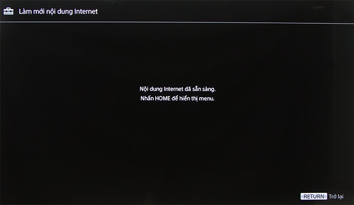 cách cập nhật phần mềm cho internet tivi sony 2016 bằng mạng internet