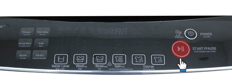 hướng dẫn sử dụng bảng điều khiển máy giặt lg wf-d2017hd 20 kg
