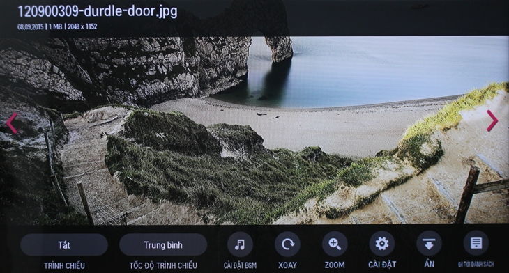 cách xem hình, nghe nhạc, xem phim trên internet tivi lg 2016