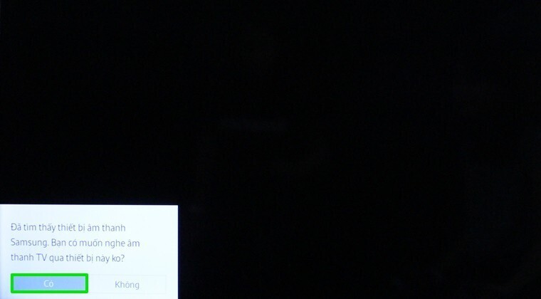 cách kết nối tivi samsung với loa thanh samsung qua tính năng tv sound connect