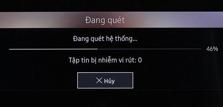 cách quét và diệt virus trên smart tivi samsung 2016 và 2017