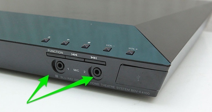 một số cổng kết nối phổ biến trên dàn âm thanh, loa