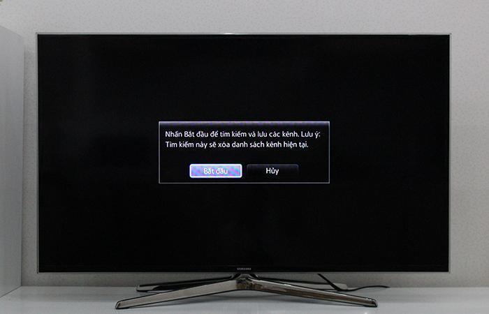 cách dò kênh trên tivi samsung
