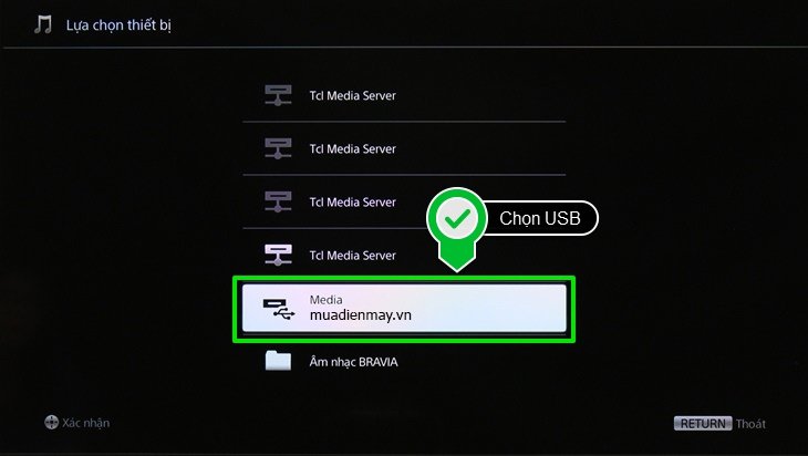 cách xem ảnh, nghe nhạc, xem phim trong usb trên internet tivi sony 2016