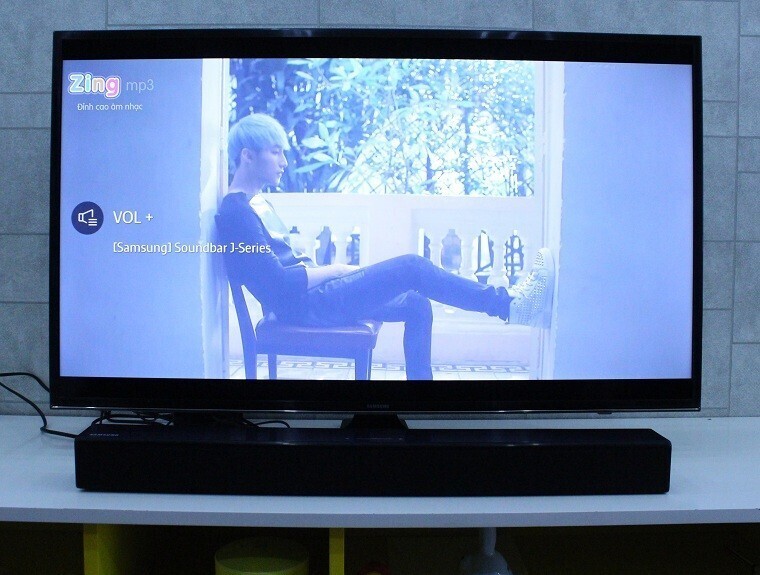 cách kết nối tivi samsung với loa thanh samsung qua tính năng tv sound connect