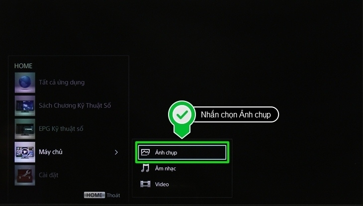 cách xem ảnh, nghe nhạc, xem phim trong usb trên internet tivi sony 2016
