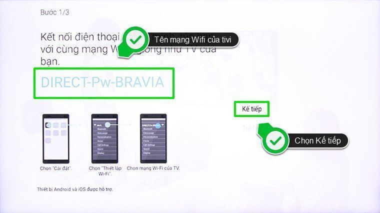 cách sử dụng tính năng photo share trên android tivi sony