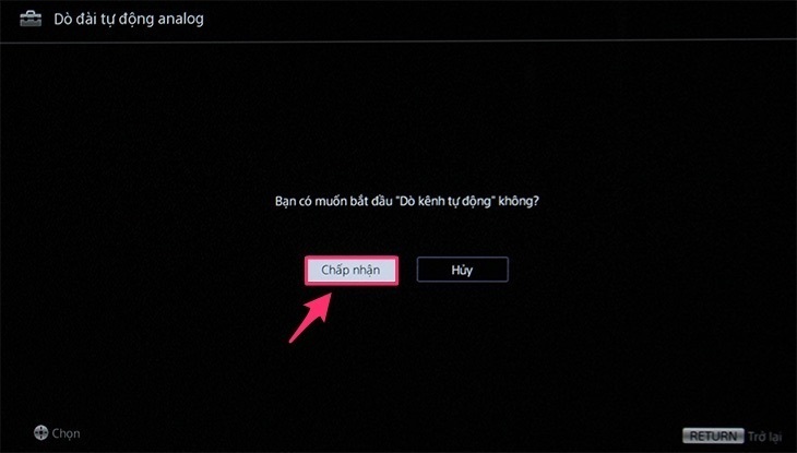 cách dò kênh trên internet tivi sony 2017