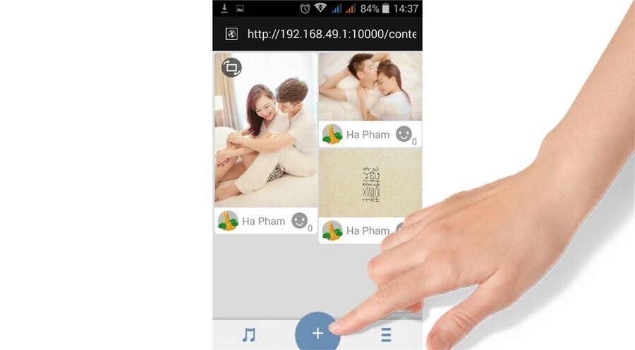 cách sử dụng tính năng photo share trên android tivi sony