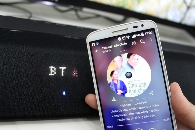 cách kết nối điện thoại, máy tính bảng với loa thanh sony qua bluetooth