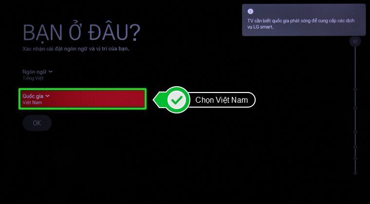 các bước thiết lập lại từ đầu smart tivi lg chạy hệ điều hành webos