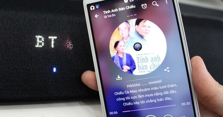 cách kết nối điện thoại, máy tính bảng với loa thanh sony bằng nfc