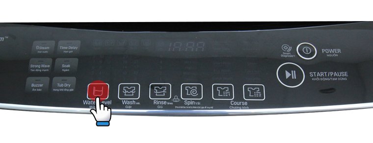 hướng dẫn sử dụng bảng điều khiển máy giặt lg wf-d2017hd 20 kg