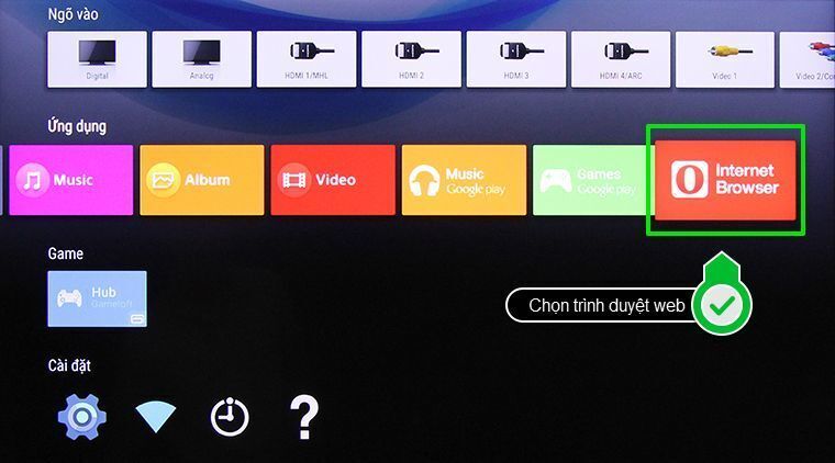 cách kết nối mạng trên android tivi sony 2015