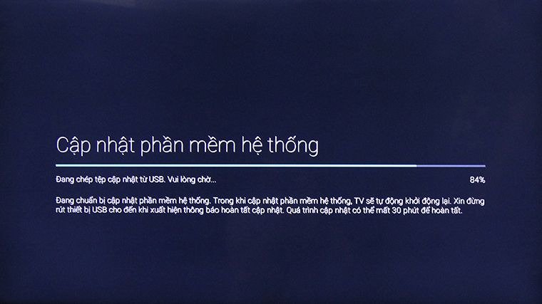 cách cập nhật phần mềm hệ thống cho tivi android sony