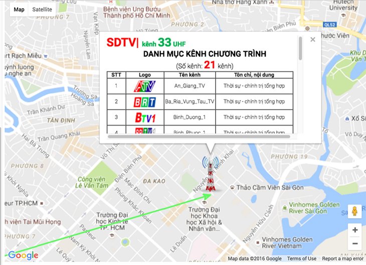 cách tra cứu tần số và hướng xoay ăng-ten bắt kênh dvb-t2