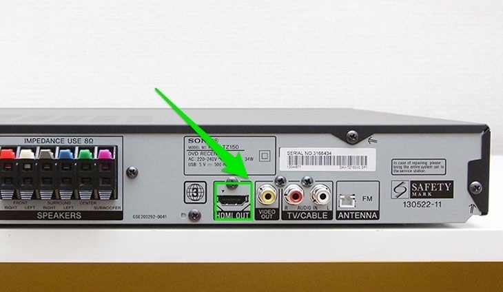 một số cổng kết nối phổ biến trên dàn âm thanh, loa