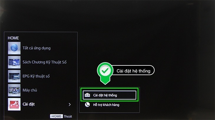 cách cập nhật phần mềm cho internet tivi sony 2016 bằng mạng internet